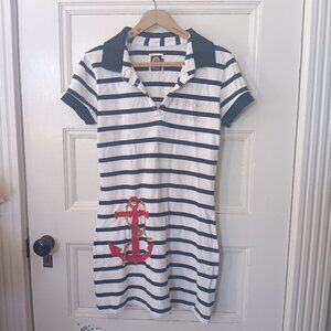 Gazzoil France Polo Dress Sailing St Tropez Monaco Nautical Breton